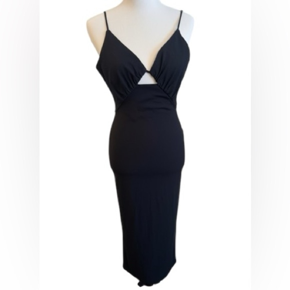 Zara Black Backless Dress